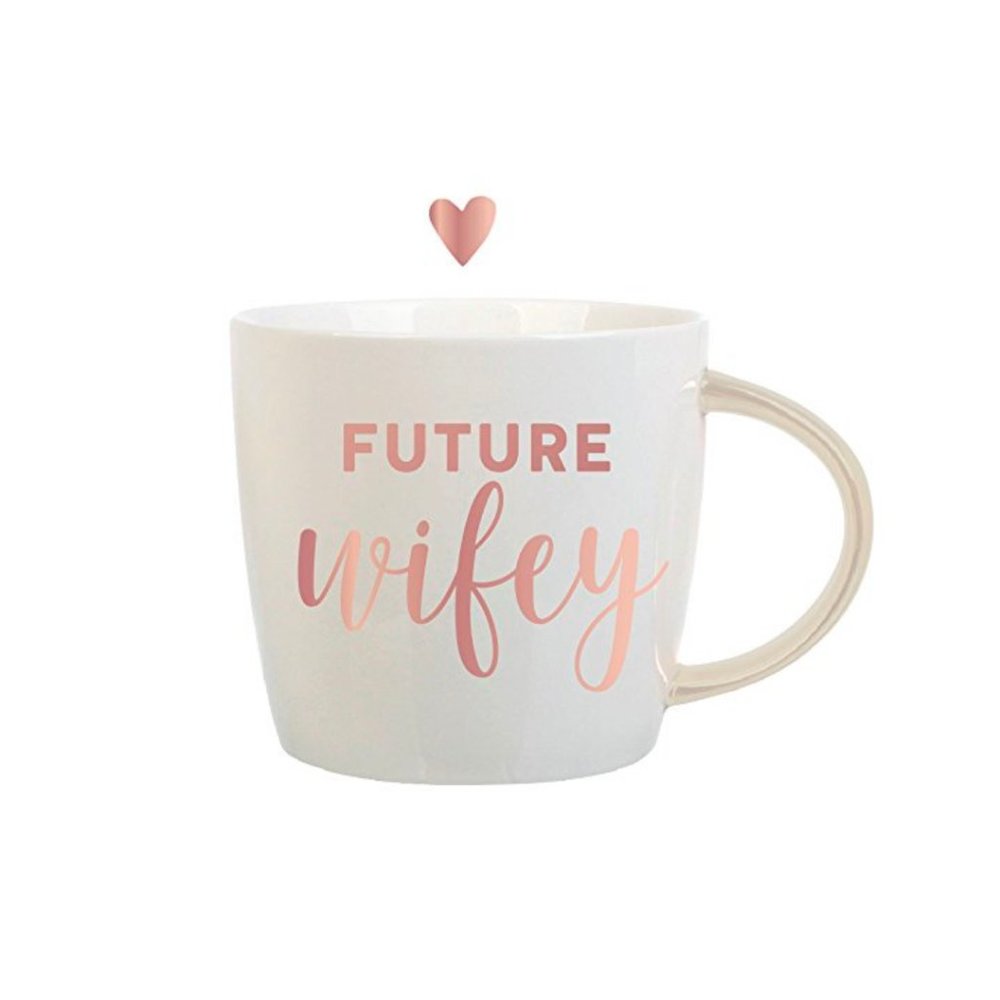 Future Wifey Rose Gold Script Mug